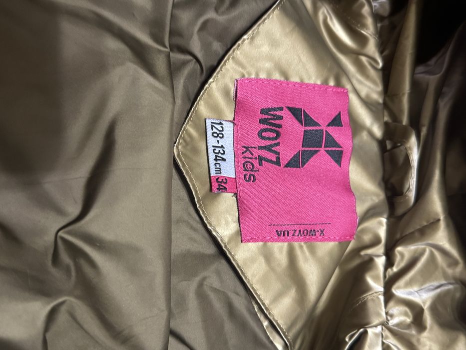 Пуховик для дівчинки