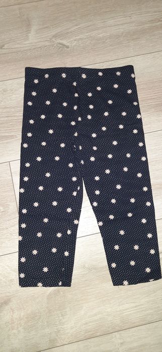 Legginsy 3/4 stokrotki Primark r. 128