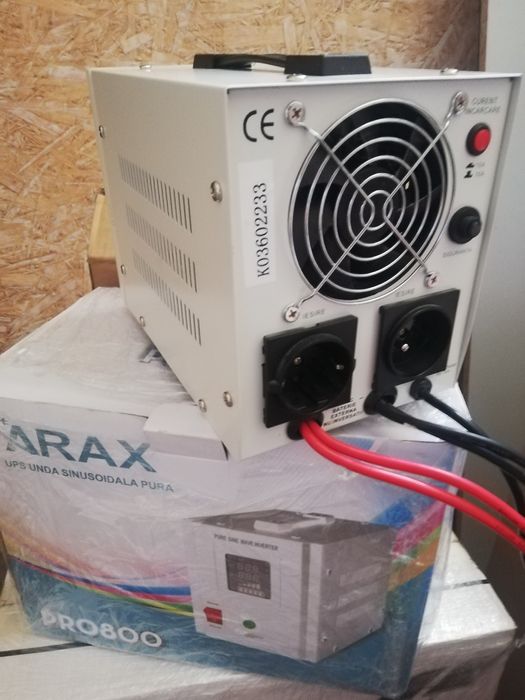 Инвертор ибп джб arax 800 pro 500/800 12/220