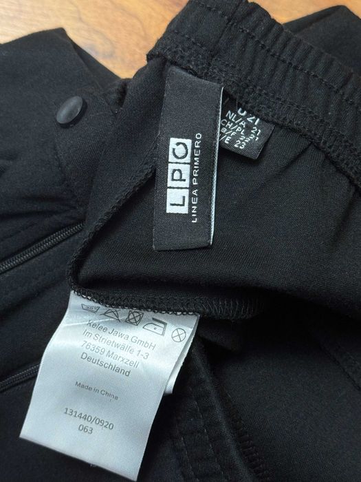 Spodnie dresowe rozpinane zamkami bawełniane dresy LPC L XL 40 42