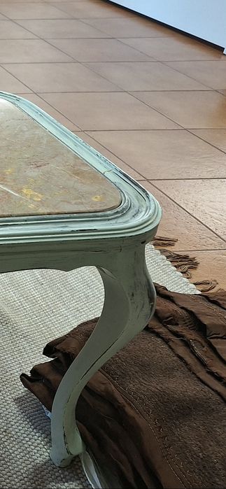 Mesa de centro vintage  estilo  provençal