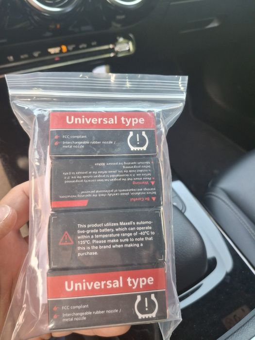 Sensores pneus TPMS programáveis dupla frequência