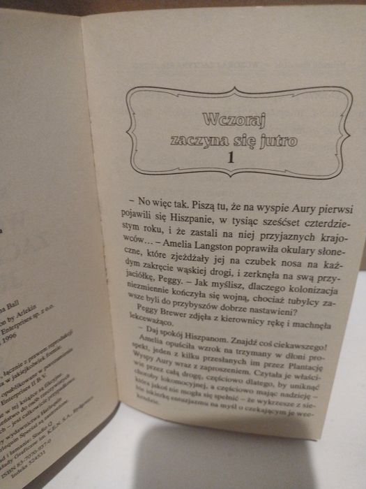 Rebecca Flanders Wczoraj zaczyna się jutro Harlequin special