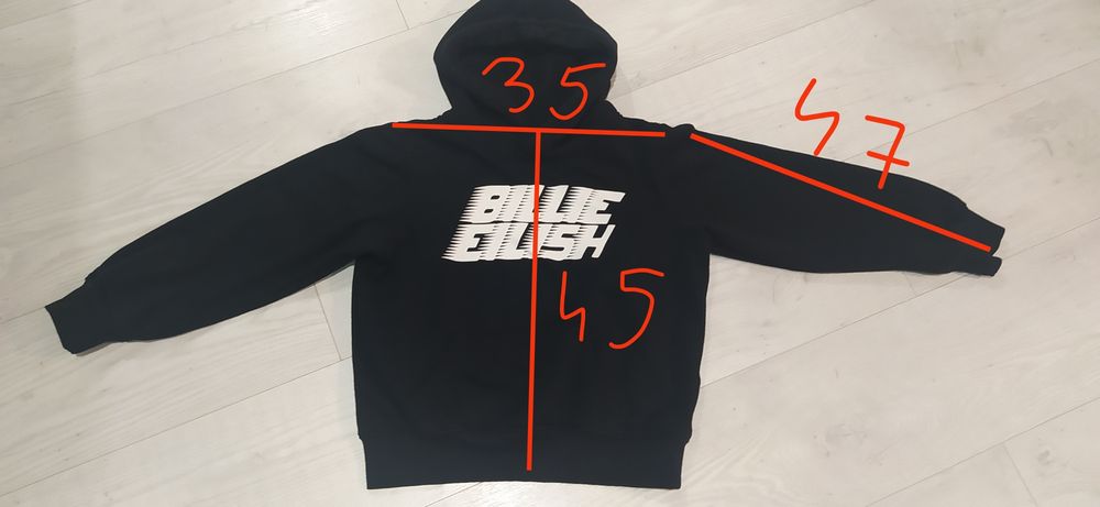 Bluza H&M Billie Eilish 146/152 koordynacji