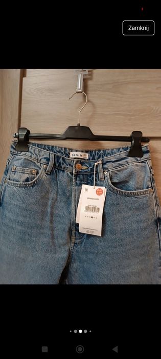 Spodnie jeansowe z dziurami