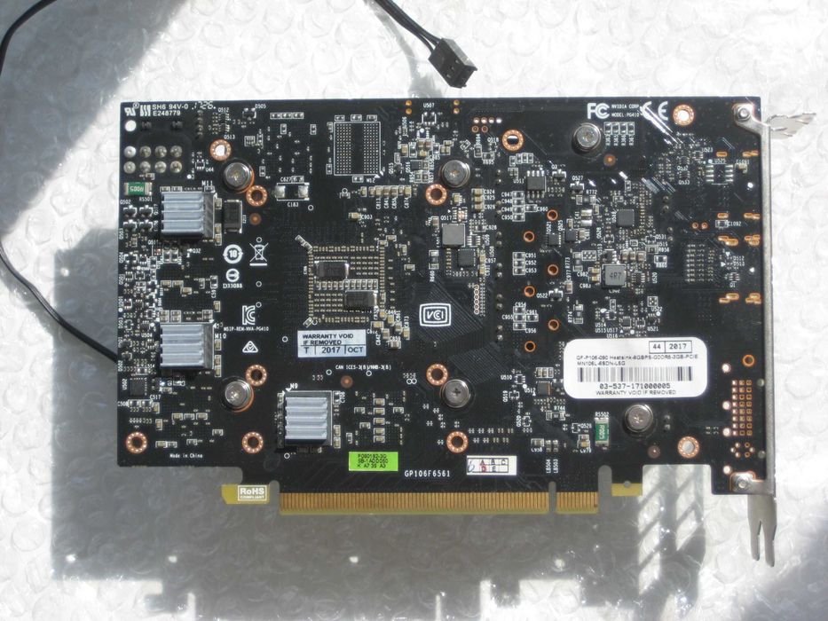Видеокарта 3GB 192bit DDR5 NVidia P106-090