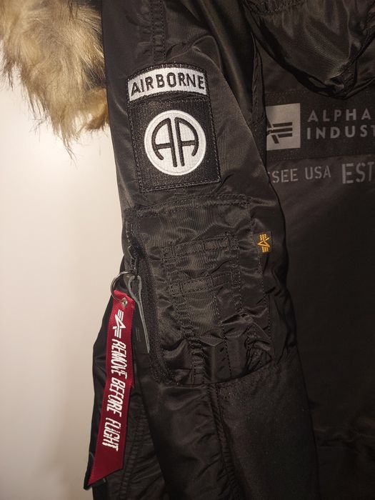 Парка аляска Alpha industrues N3b airborn limited edition