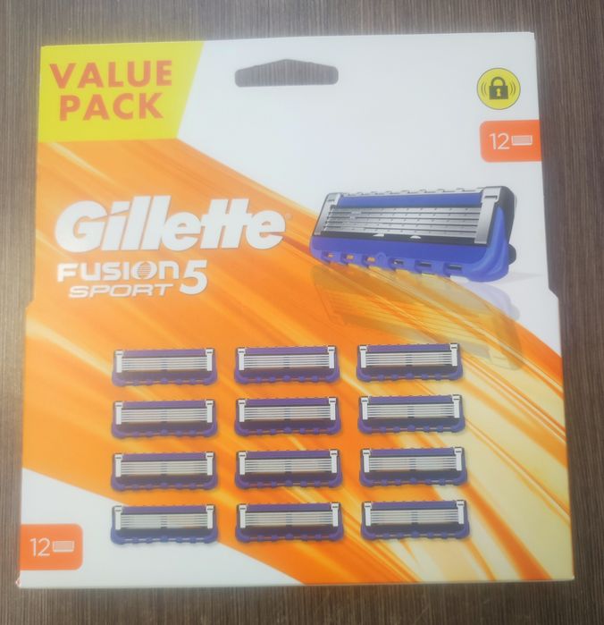 Gillette fusion sport 5 (12 szt)