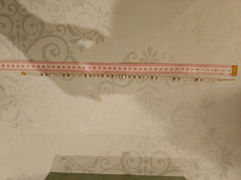 Naszyjnik z kamieni naturalnych srebro pozłacane