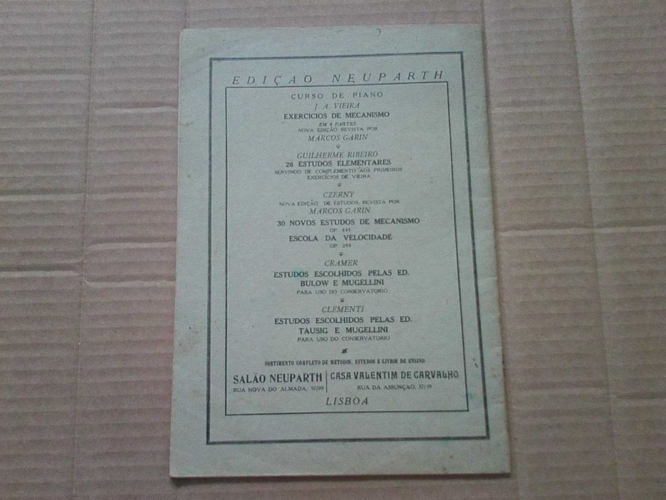 Novo curso da aula de rudimentos