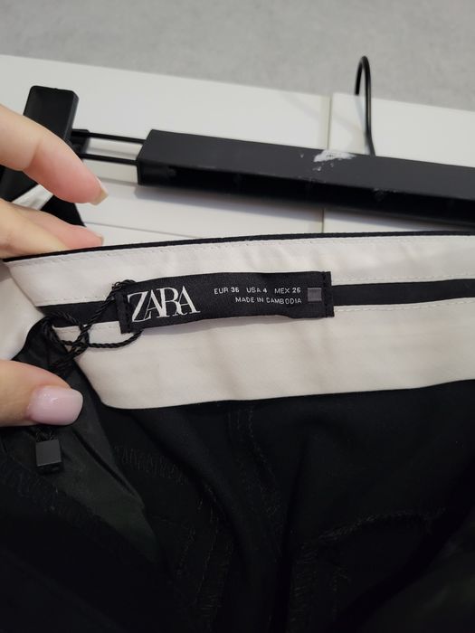 Брюки Zara, чорні брюки, штани, класичні штани