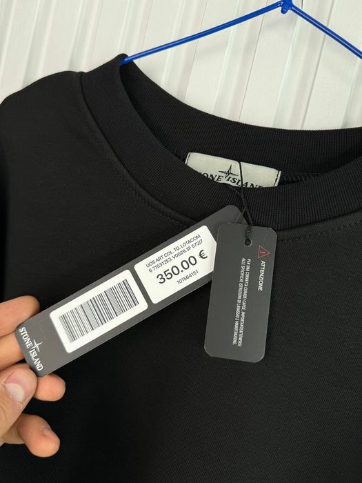 Топовий світшот STONE ISLAND BLACK