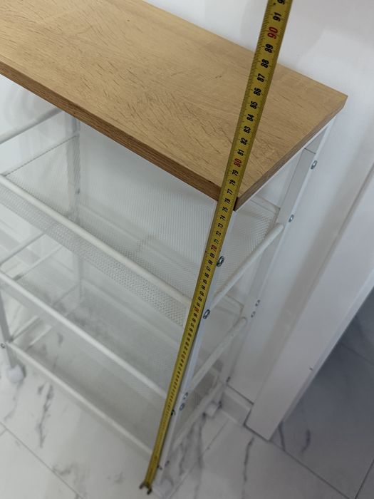 Wózek kuchenny 4 poziomowy szafka regał na kółkach