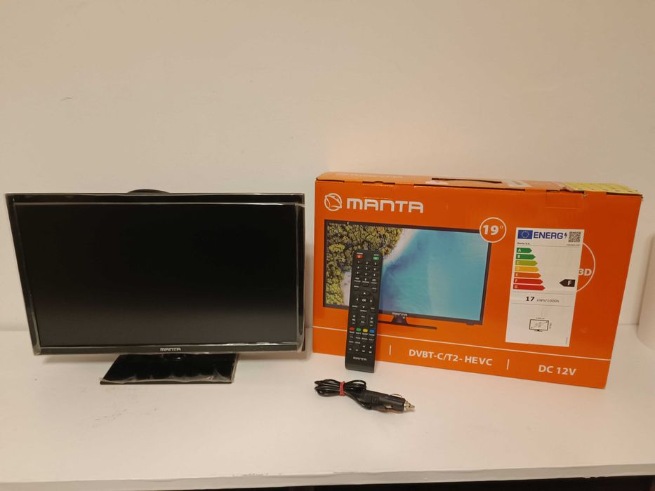19 Cali Telewizor LED HD DVB-T2 HEVC + Kabel Hdmi + Upominek +  Do ZK