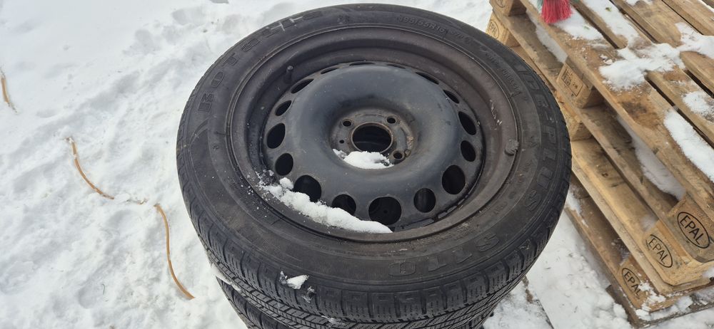 Koła felgi stalowe komplet 4x108 opony zimowe Rotalla 195/55/16