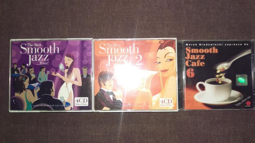 Kolekcja płyt CD z muzyka Jazzową.