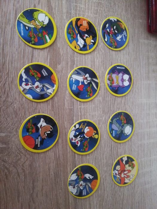 Tazo kosmicz Kosmiczny Mecz Leaf (Space Jam) firmy Leaf z 1996 rokuny mecz