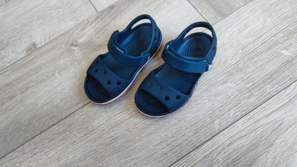 Crocsy klapki C7 granatowe