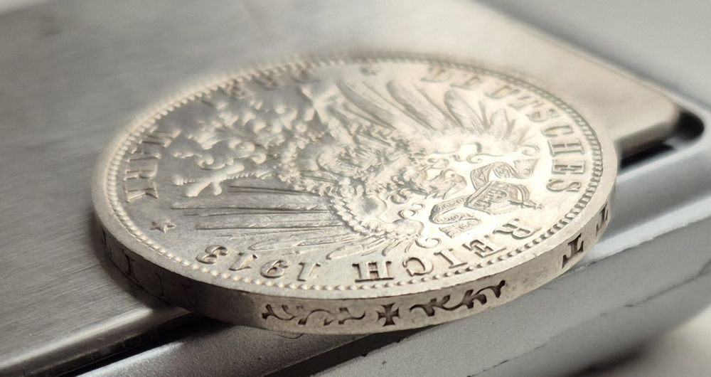 Німеччина 3 марки 1913 р. Вільгельм в Мундирі срібло