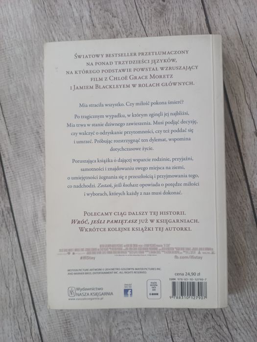 Zostań, jeśli kochasz. Gayle Forman