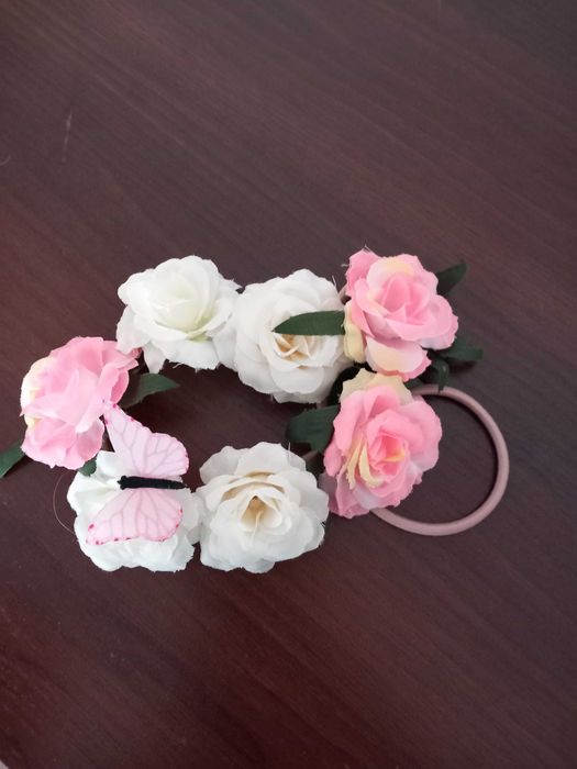 Opaska do włosów kwiatowa