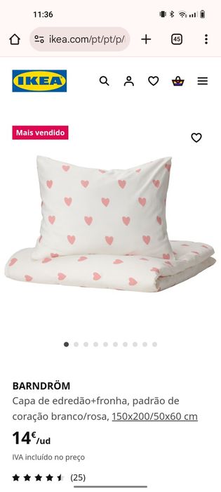 Capa de edredom 150x200