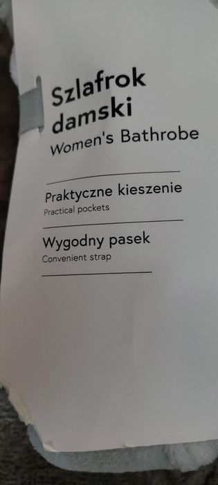 Szlafrok damski w serca L/Xl
