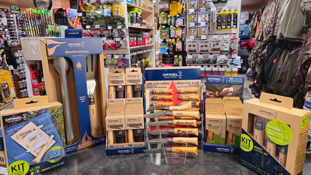 Opinel Boutique набір Франція гриль ніж лопатка щипці мангал барбекю