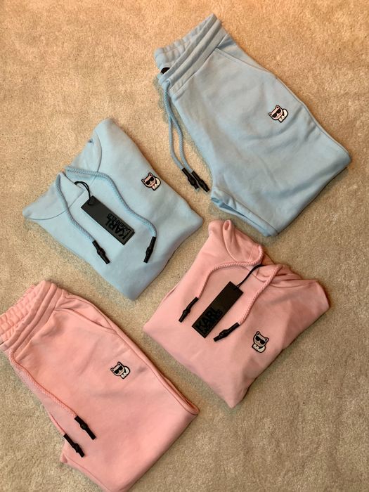 Dres Karl Lagerfeld niebieski. Nowy, damski. Bluza i spodnie L