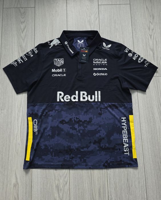 Hyperbeast Oracle Red Bull Racing 2025, koszulka polo, F1, Castore