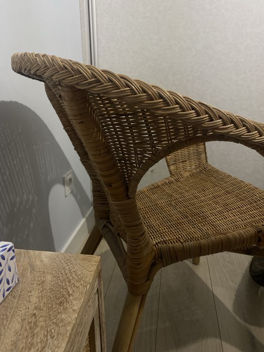 Krzesło Ikea rattanowe AGEN