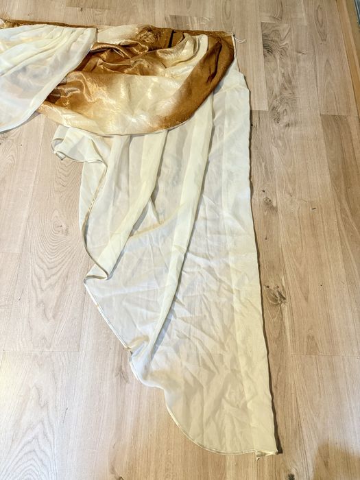 Piękny ozdobny lambrekin na okno – styl glamour, stan idealny