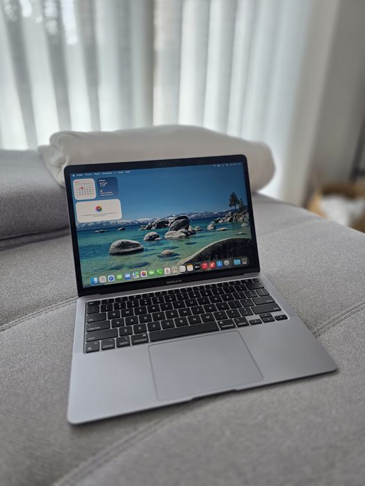 MacBook Air M1 512GB c/NOVO. 2 ciclos bateria. Fatura e garantia. Troca/retoma.