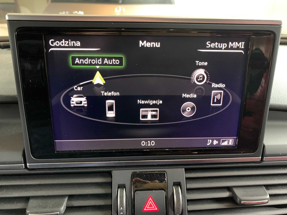 POLSKIE MENU Audi A4 A5 Q7 A6 C7 MIB2 carplay android mapa VW Passat ...