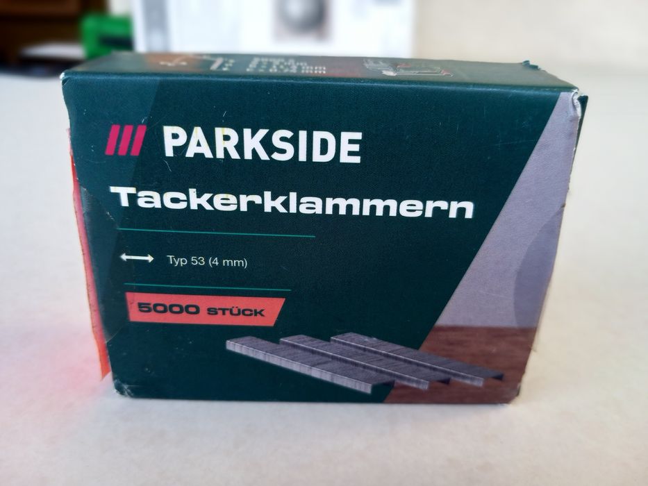Zszywki Małe TYP 53 4mm 5000szt PARKSIDE