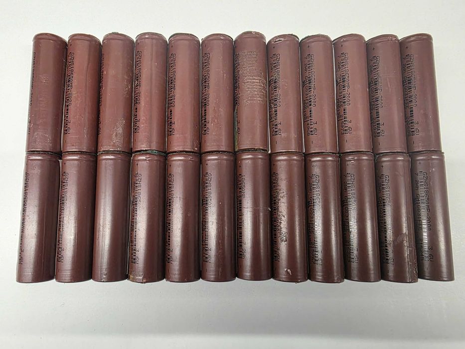 Pakiet 24 szt. testowanych ogniw 18650 CHY 1900 mAh Brzozowe