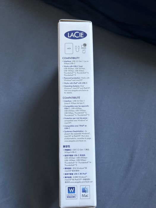 Dysk Lacie Mobile Drive Secure 2TB