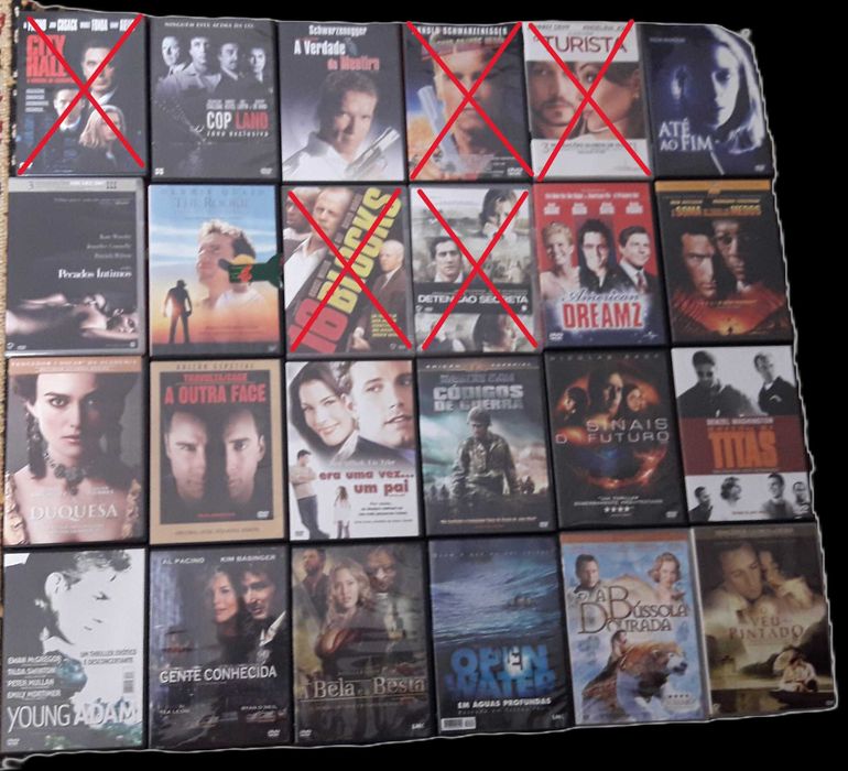 DVD's - Vários - como novos