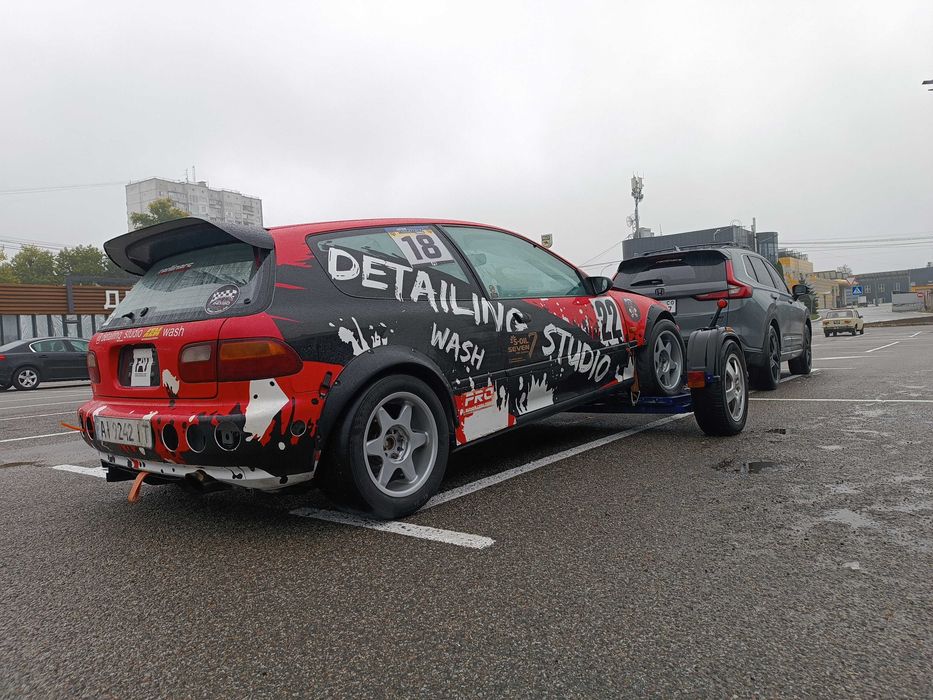 HONDA Civic EG, H22a 235 кс, K20, Time attack, кільцеві, гірські гонки