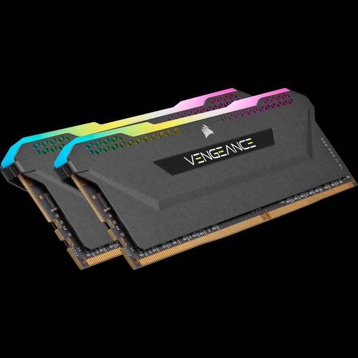 Pamięć  RAM Zestaw pamięci VENGEANCE RGB PRO SL 16 GB (2 x 8 GB) DDR4 DRAM 3600 MHz C18 — czarny
