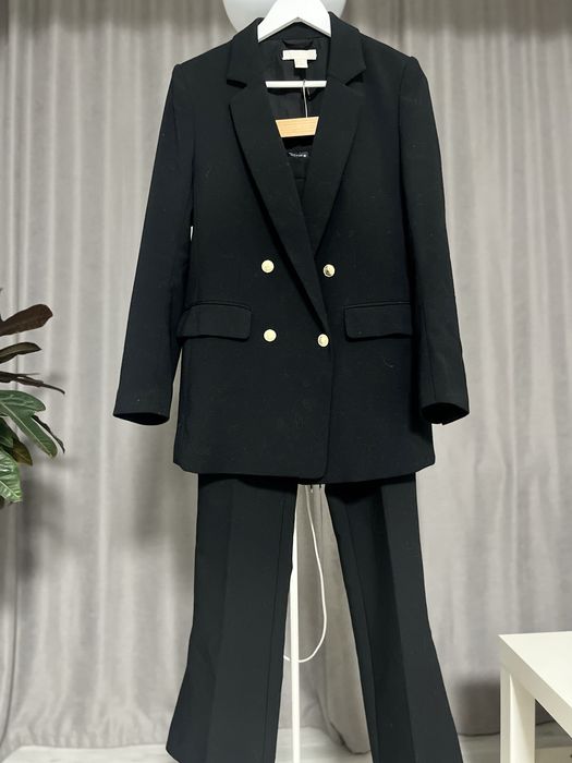 Чорний базовий піджак h&m розмір s-m