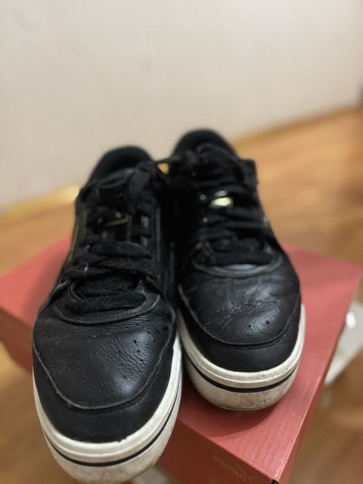 Кросівки чорні Puma пума шкіряні кеди 43