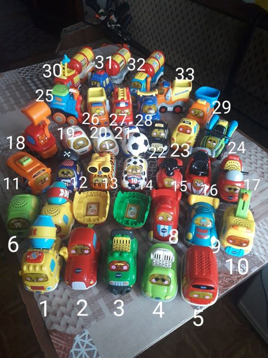 Машинки vtech, поїзди,скутери