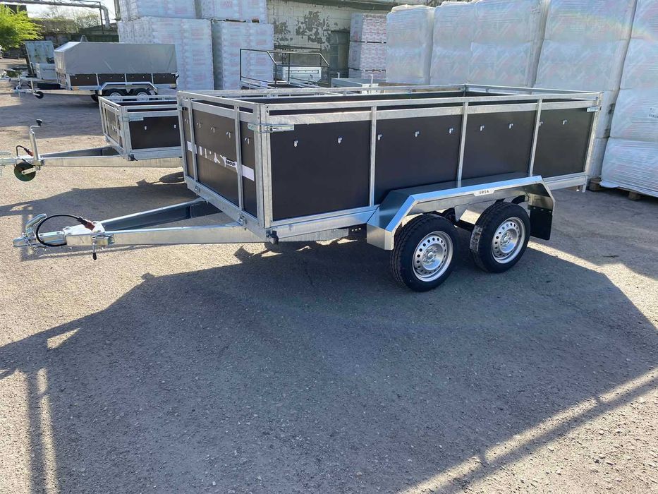 Прицеп двухосный. 2500х1500. Борт 700 мм.