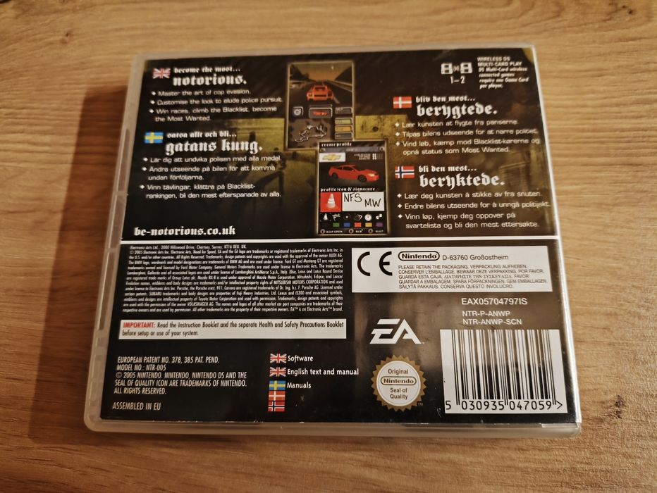 Need for speed most wanted Nintendo DS Czechowice-Dziedzice • OLX.pl