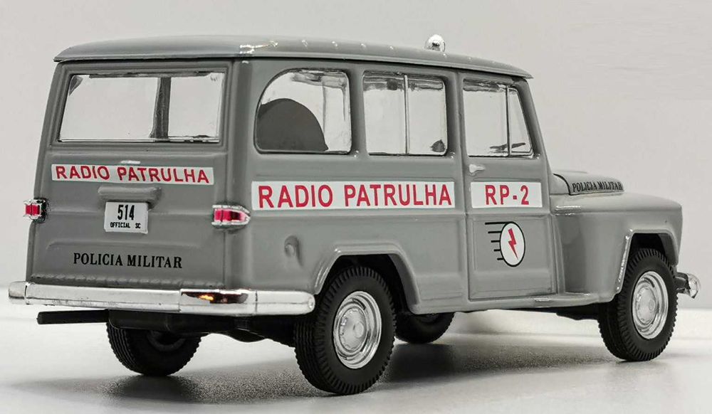 Model 1:43 DeA Rural Willys Policia Militar Santa Catarina (Brazylia)