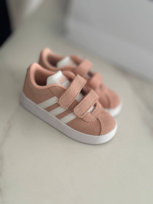 Дитячі кросівки Adidas VL COURT 2.0 CMF I рожеві розмір 21