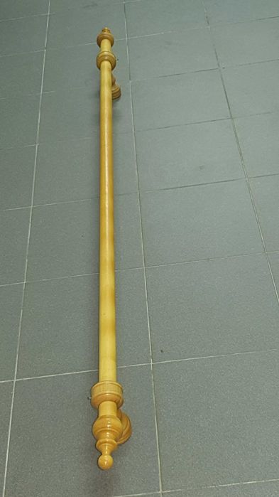Varão simples para cortinado em madeira