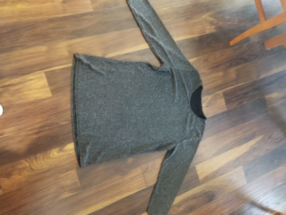 Brokatowa tunika sweterek XL