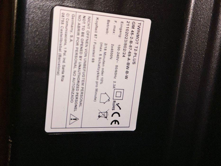 Cama articulada elétrica 90x190